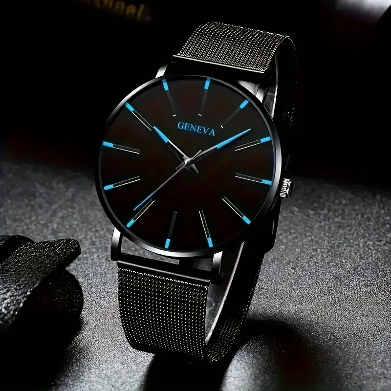 Stylish Olevs Date Watch - Men's Stainless Steel Analog Quartz Wrist Watch with Luminous Dial, Waterproof, Business Casual Style, Perfect for Daily Wear