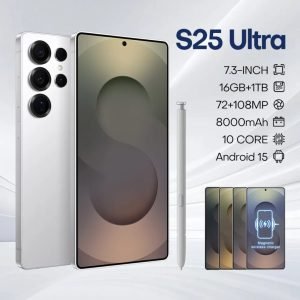 8+256GB Dual SIM Android SmartPhone '' Full HD Display, Built-In Pen, Unlocked For Worldwide Use - High-Performance 13+48MP Camera