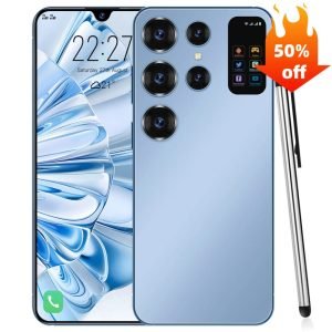 8+256GB Dual SIM Android SmartPhone '' Full HD Display, Built-In Pen, Unlocked For Worldwide Use - High-Performance 13+48MP Camera