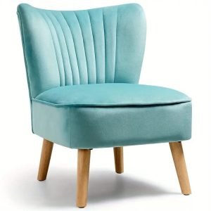warehouseContemporary Velvet Accent Chair, Upholstered Single Sofa for Living Room