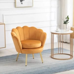 warehouseContemporary Velvet Accent Chair, Upholstered Single Sofa for Living Room