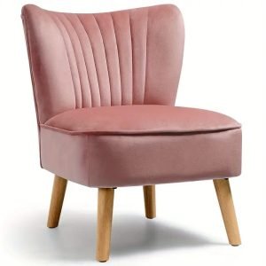 warehouseContemporary Velvet Accent Chair, Upholstered Single Sofa for Living Room