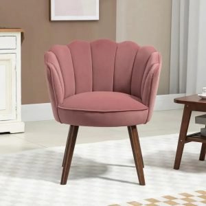 warehouseContemporary Velvet Accent Chair, Upholstered Single Sofa for Living Room