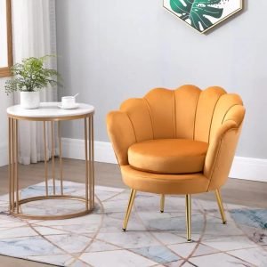 warehouseContemporary Velvet Accent Chair, Upholstered Single Sofa for Living Room