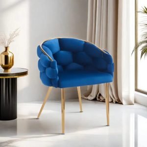 warehouseContemporary Velvet Accent Chair, Upholstered Single Sofa for Living Room
