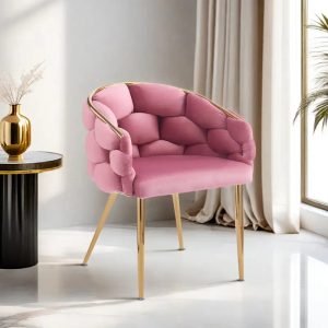 warehouseContemporary Velvet Accent Chair, Upholstered Single Sofa for Living Room