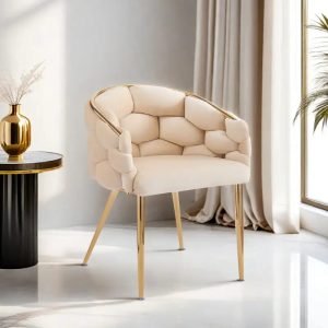 warehouseContemporary Velvet Accent Chair, Upholstered Single Sofa for Living Room