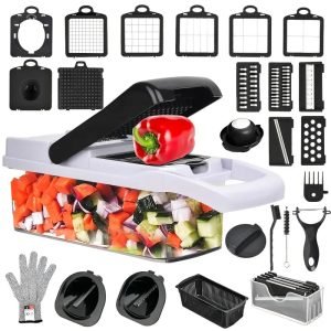 Multifunctional Vegetable Shredder, Manual Food Grater, Onion Chopper