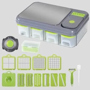 Multifunctional Vegetable Shredder, Manual Food Grater, Onion Chopper
