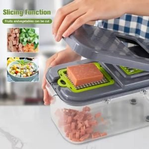 Multifunctional Vegetable Shredder, Manual Food Grater, Onion Chopper
