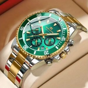 2025 New Elegant Men's Dual Calendar Multifunctional Luminous Steel Strap