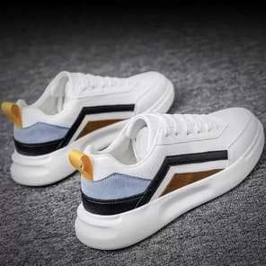 Men'S 2025 Spring High-Top Sneakers - White & Red Casual Fashion Sneakers with Lace-Up Closure, All-Season Outdoor Running Shoes