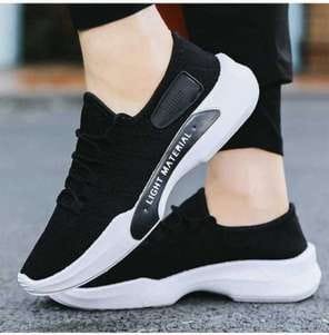 Men'S 2025 Spring High-Top Sneakers - White & Red Casual Fashion Sneakers with Lace-Up Closure, All-Season Outdoor Running Shoes